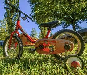 Fahrräder für Kinder in der Auvergne